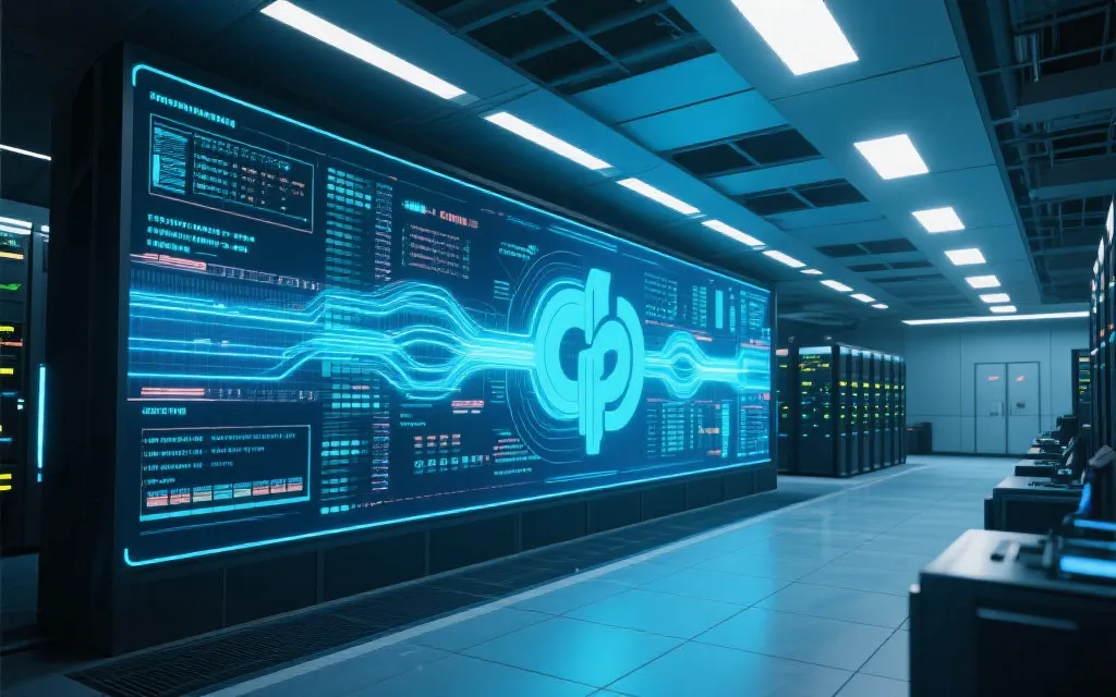 现代彩票数据中心与数字化管理平台，象征市场结构优化